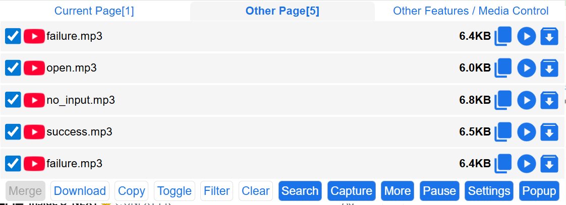Cat-Catch: Open-Source Browser Extension for Web Resource Sniffing-Picture2